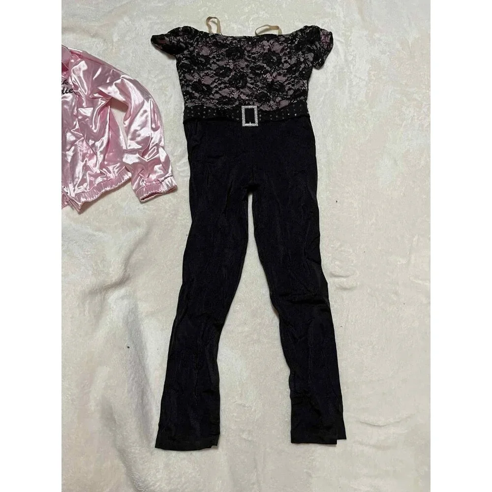 Pink Ladies Halloween Costume Dance Outfit Size Child XL Revolution Dancewear‎